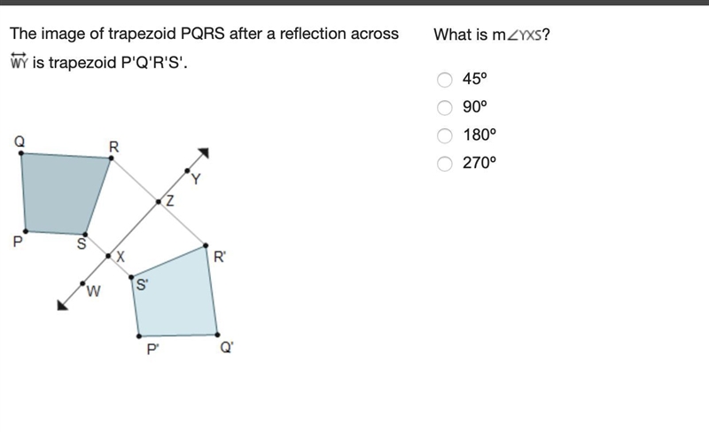 What is m? 45º 90º 180º 270º need help asap-example-1