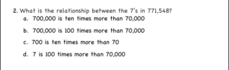 What is the relationship between the 7’s in 771,568-example-1