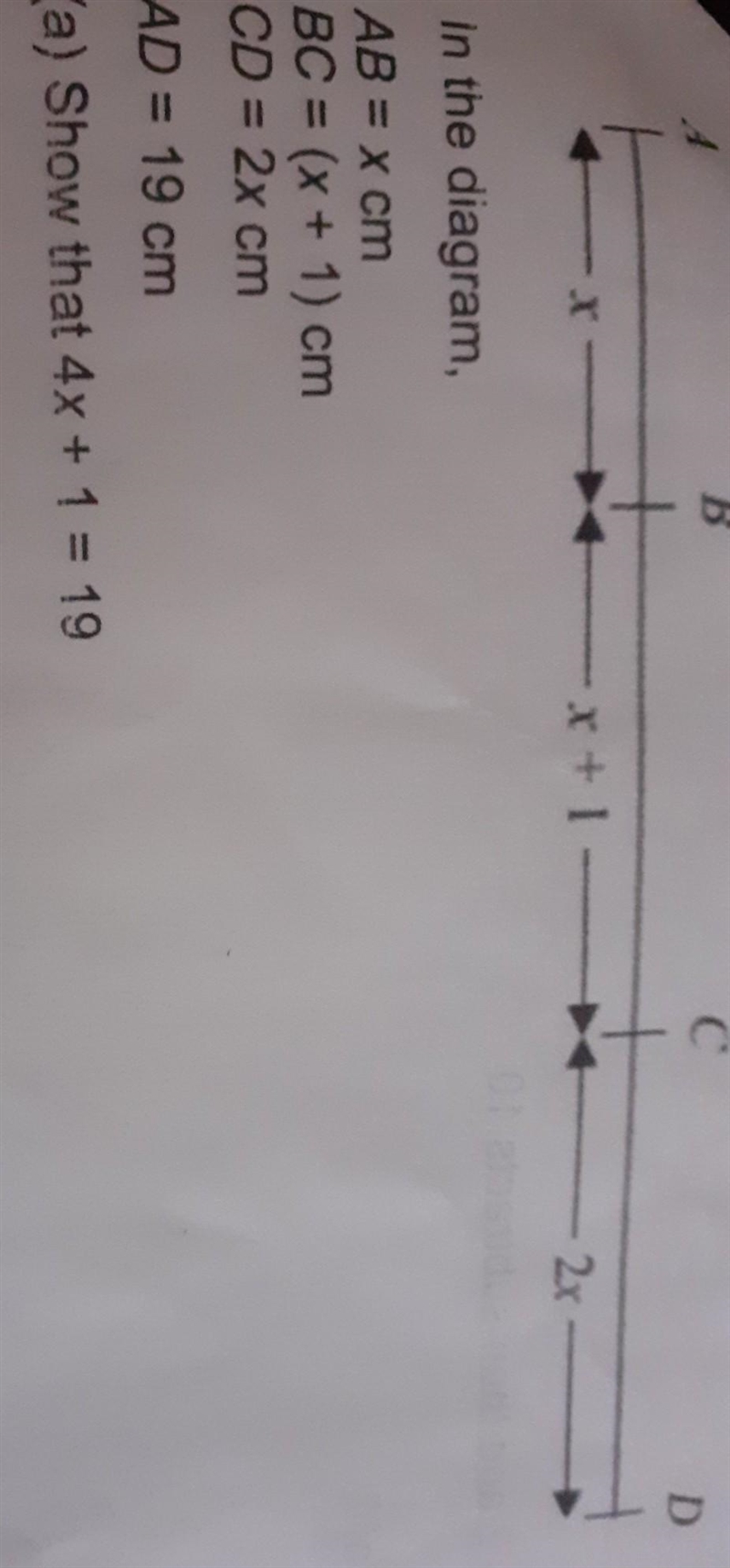 (a) show that 4x+1=19​-example-1