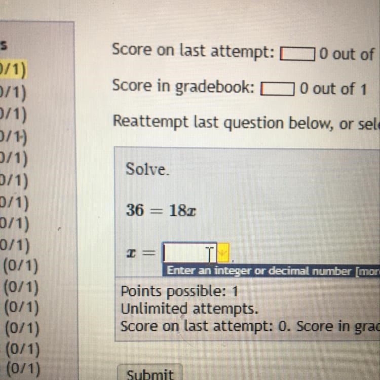 What is the answer for 36=18x-example-1