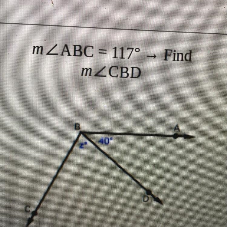 HELP ASAPPPPP mL ABC=117 -> Find mL CBD-example-1