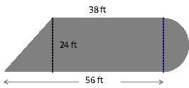 Find the area of the figure. Use 3.14 for Pi, and round your answer to the nearest-example-1