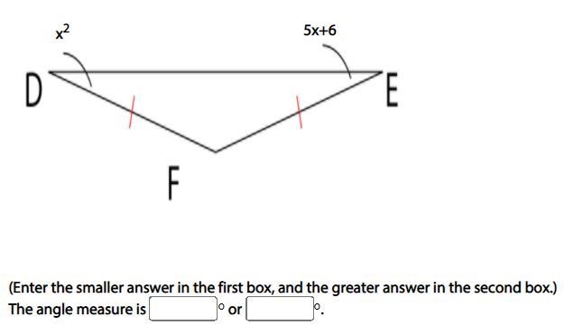 Find the angle measure of angle F-example-1