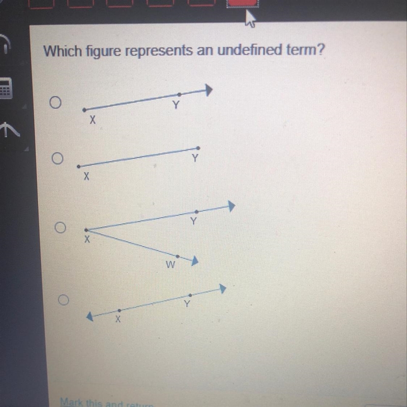 Which figure represents an undefined term?-example-1