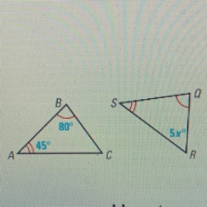 Find value of X (Show steps on how to solve)-example-1