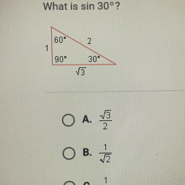 What is sin 30 degrees?-example-1