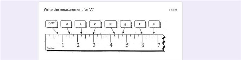 Write the measurement for "A"-example-1