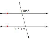 Solve for x. (Geometry)-example-1