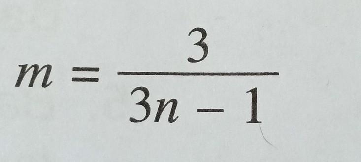 Express n as the subject of formula ​-example-1