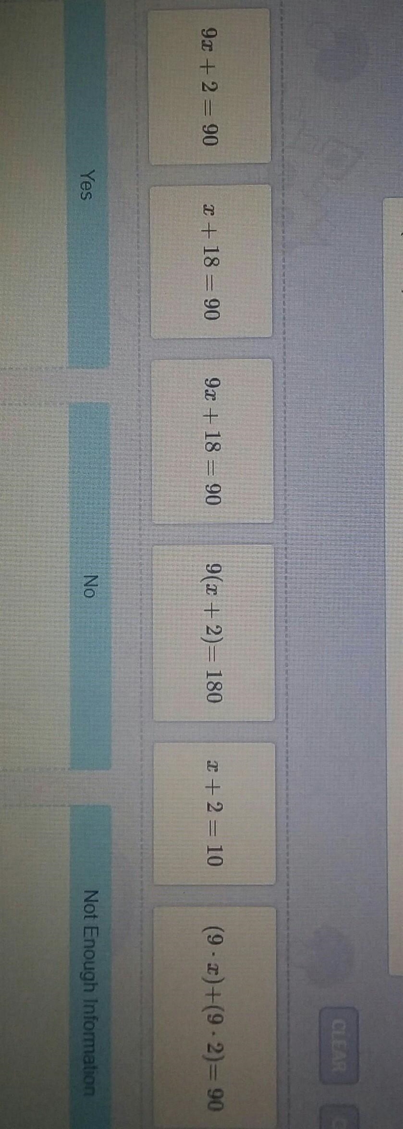 Drag each equation to show if it could be a correct first step to solving the equation-example-1