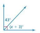 Find the value of x. I tried 40 but it told me it was incorrect.-example-1