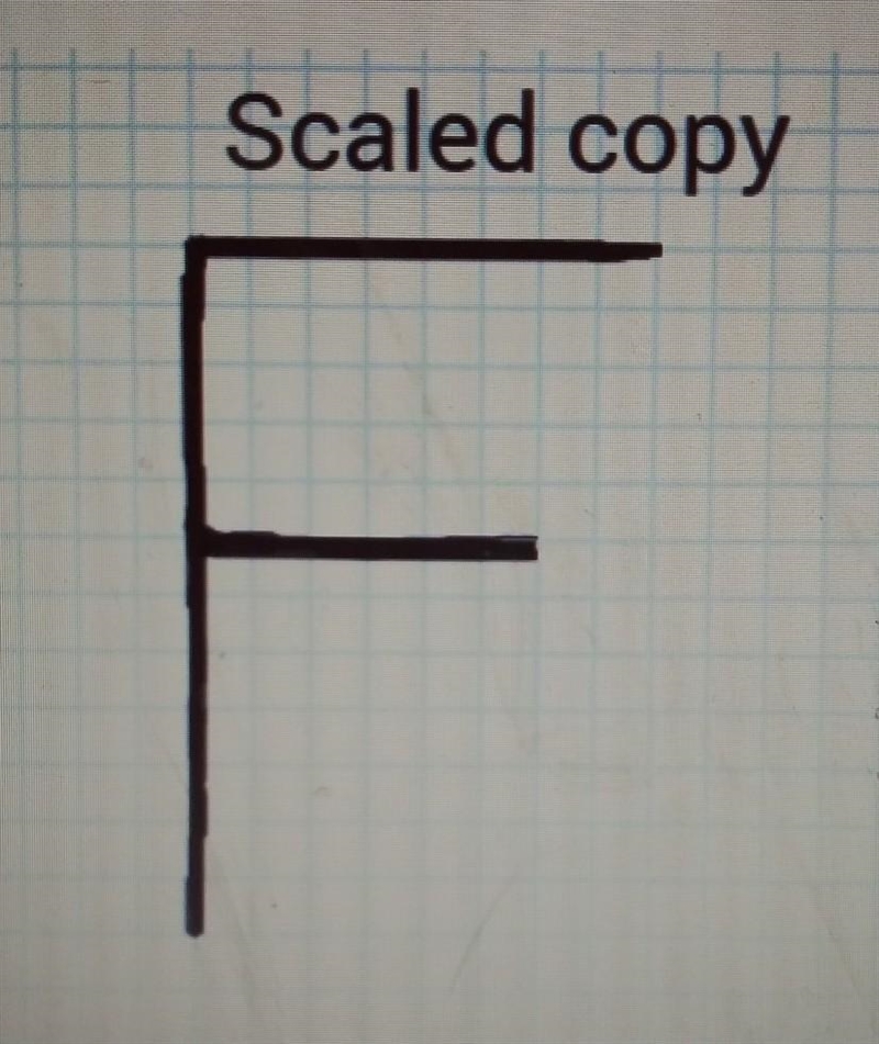 Draw the original figure if a scale factor of 3/2 was applied to the original figure-example-1