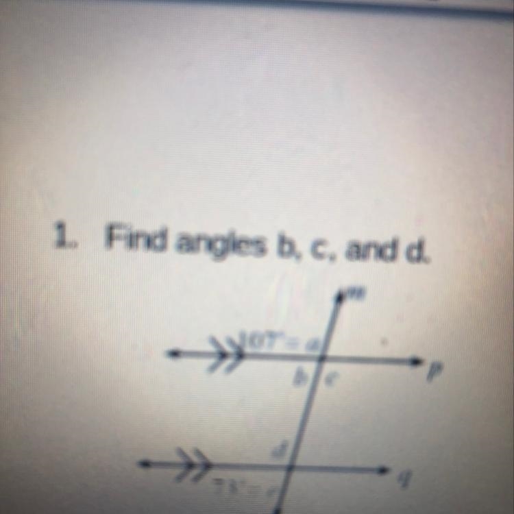 Find angles b,c and d-example-1