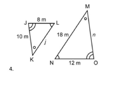 Find the scale factor,and find the unknown side lengths. Help if you can please-example-1