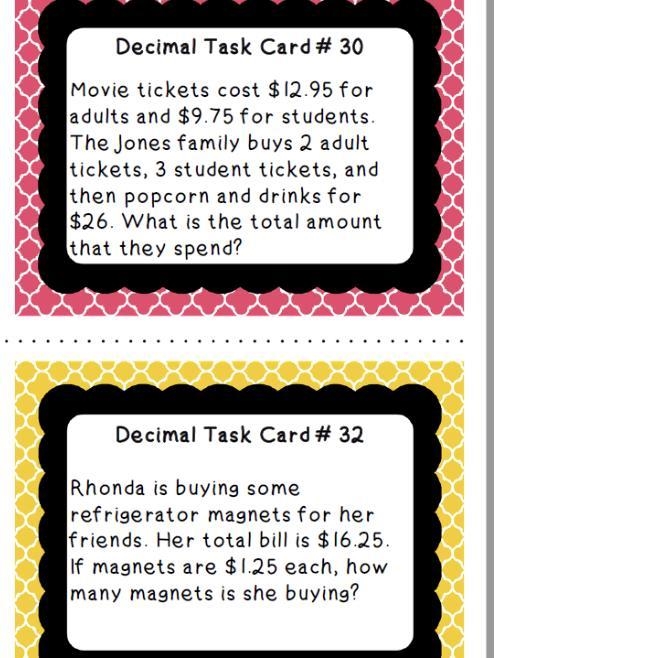 How do you solve these 2 task cards?-example-1