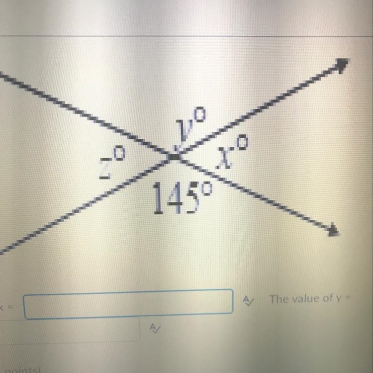 PLEASE HELP !! what is the value of x ? what is the value of y?-example-1