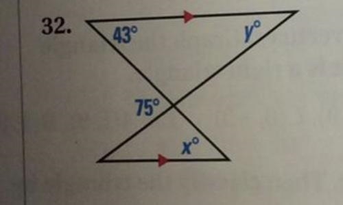 Find x and y!! 20 points-example-1