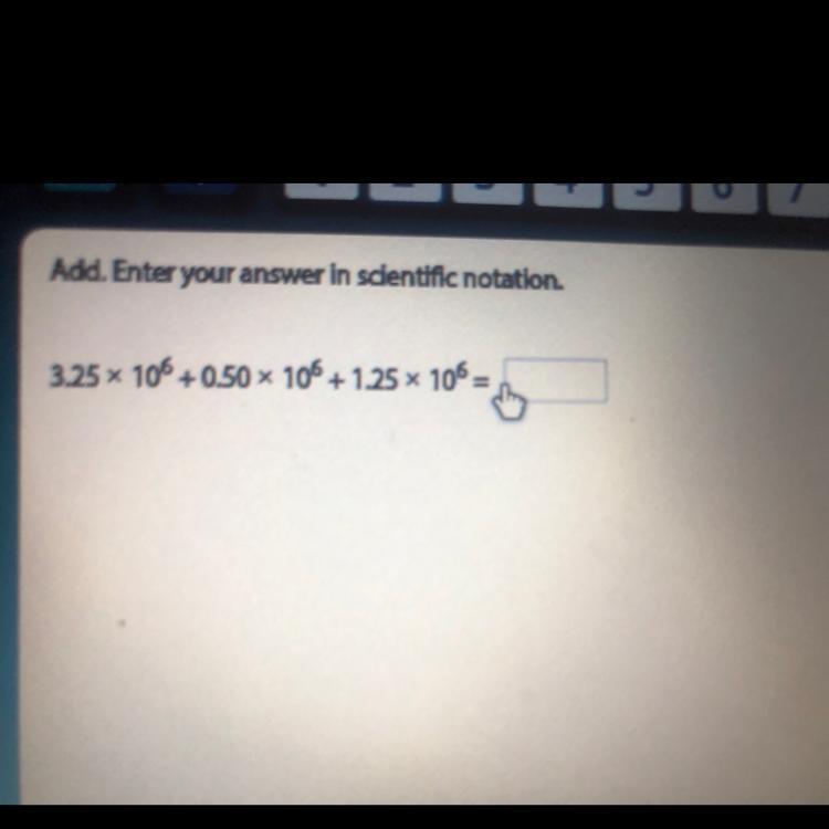 Help asap!!! Enter the scientific notation-example-1