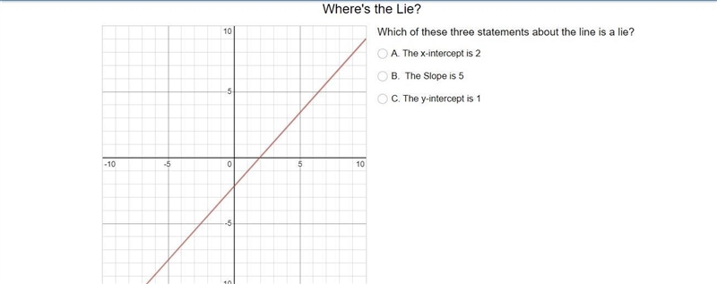 Which one of these is a lie and why? Explain your thinking.-example-1