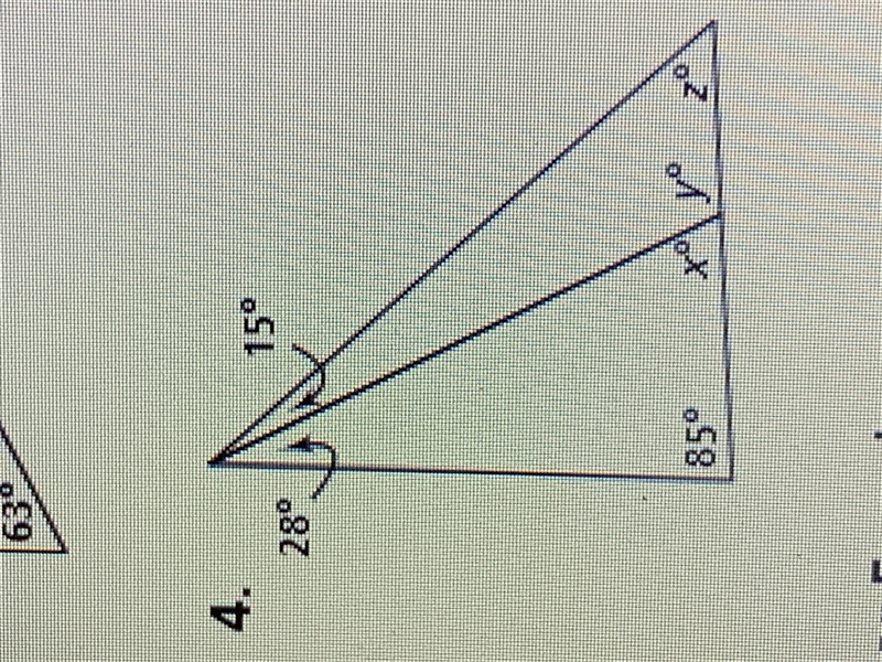 Please help! How would I solve number 4 with the variables of x,y, and z?-example-1