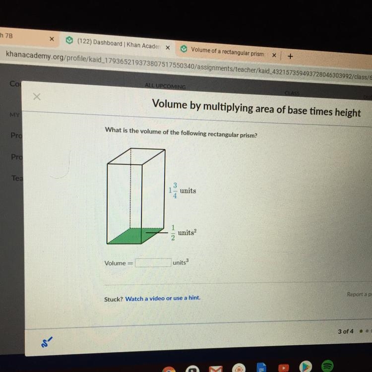 What is the volume of the following rectangular prism-example-1