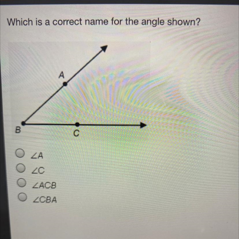 HELPP!! Which is the correct name for this angle shown-example-1