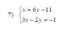 Solve system of linear equation with substitution-example-1