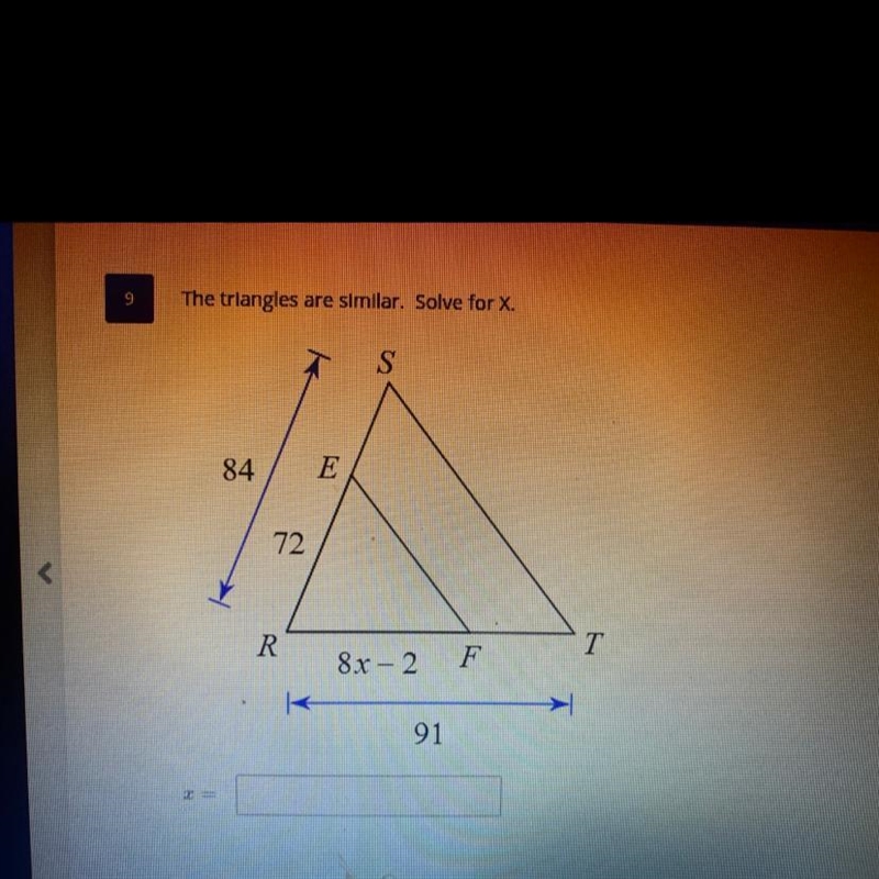 Pls help the test is going to end soon The question is in the picture. it looks dark-example-1