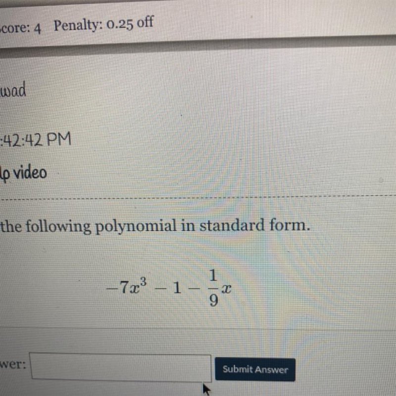 How do write this in standard form? help plssss-example-1