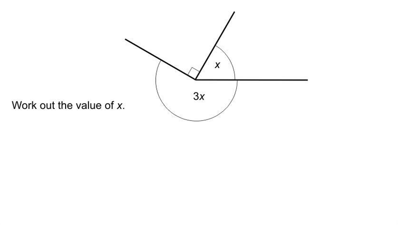 Work out the value of x-example-1