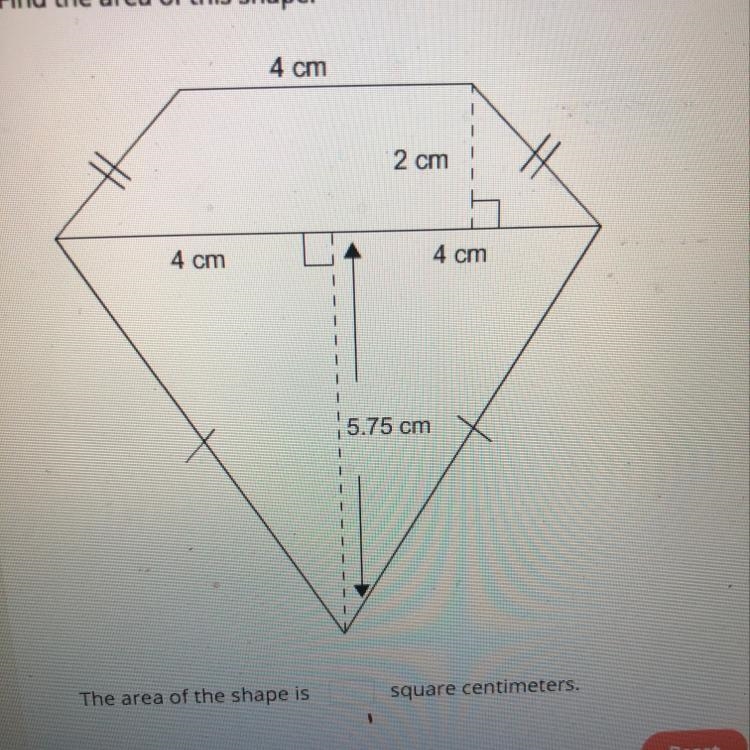 Find the area of this shape-example-1