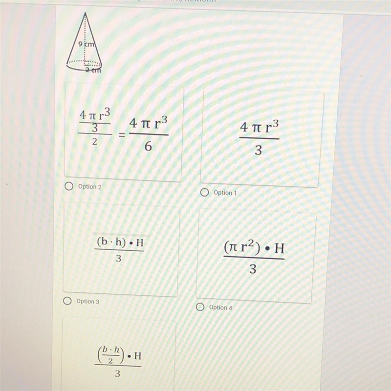 What is the formula to find the volume of the solid ?-example-1