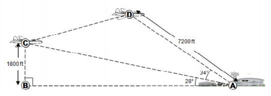 Two planes are circling an airport awaiting their landing clearance. If the following-example-1