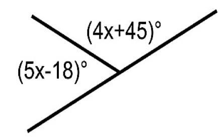 What is the value of x? [PART 2] A.285˚ B.105˚ C.75˚ D.15˚-example-1