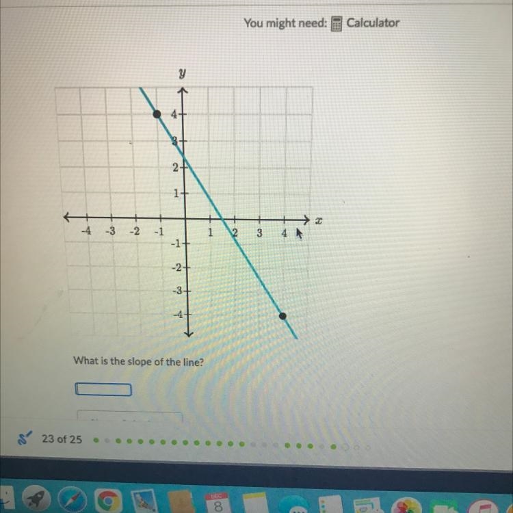 What is the slope of the line-example-1