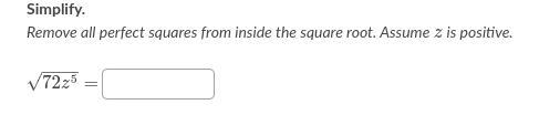 Simplify square roots problem, please show work :)-example-1