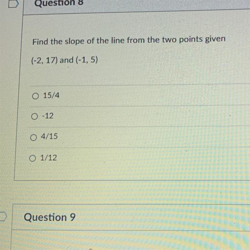 Find the slope this is my last question hurry ASAP D:-example-1