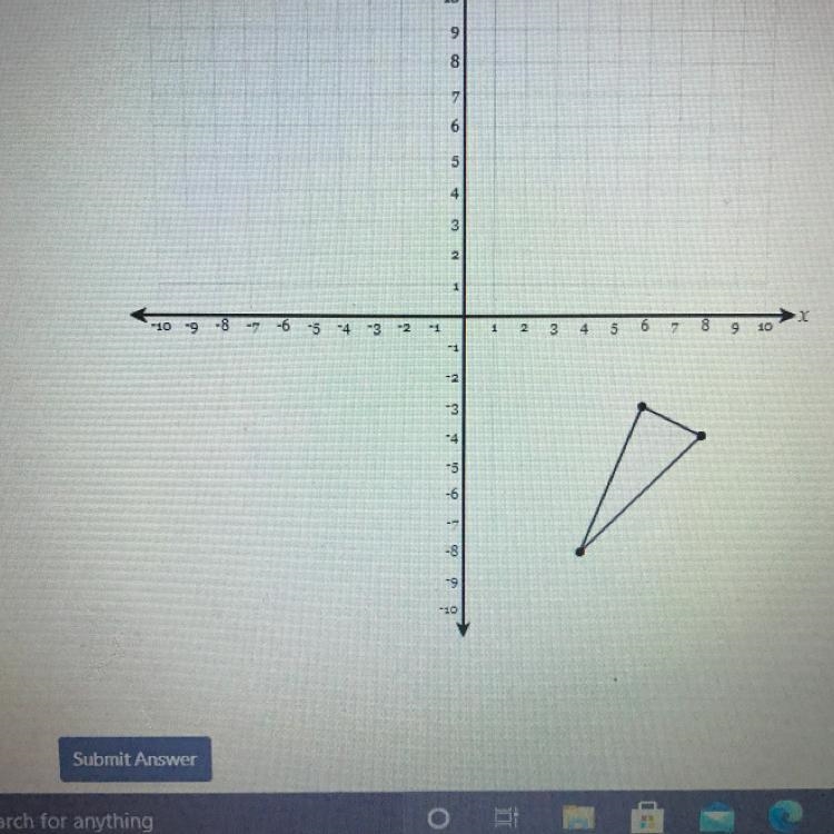 Translate the figure 2 units left and 4 units up. Plot all of the points of the translated-example-1