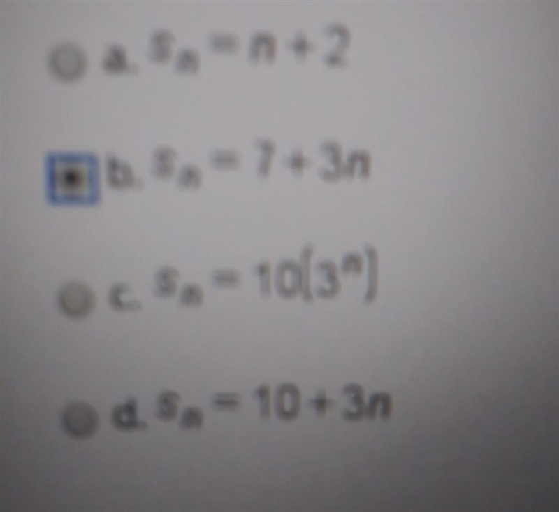 Find explicit formula for the sequence given by the recursive definition s_n = s_(n-example-1