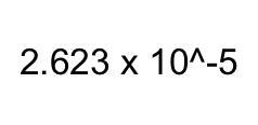 2.623 times 10^-5. What’s the answer-example-1