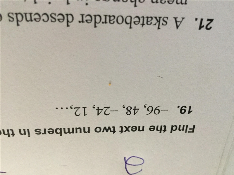 Find the next two numbers in the pattern-example-1