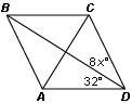 Someone, please help I have a time limit 1, ABCD is a rhombus. Find the value of x-example-3