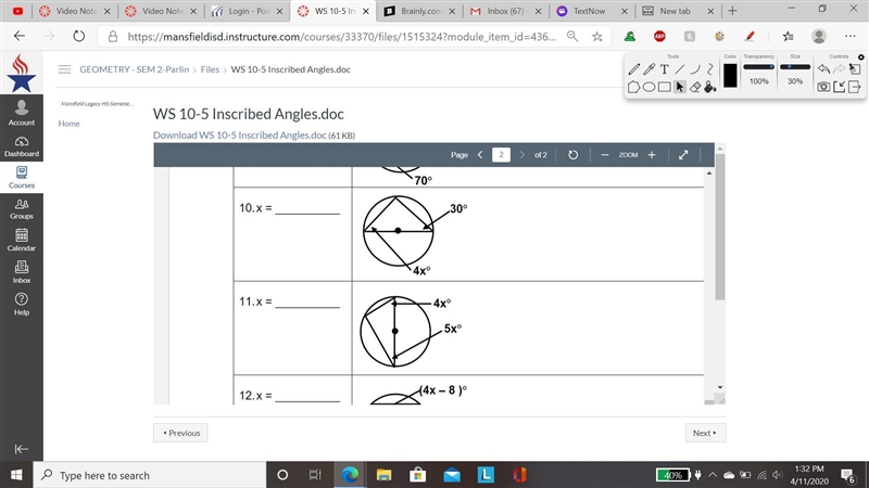 Help with questions 10-11-example-1