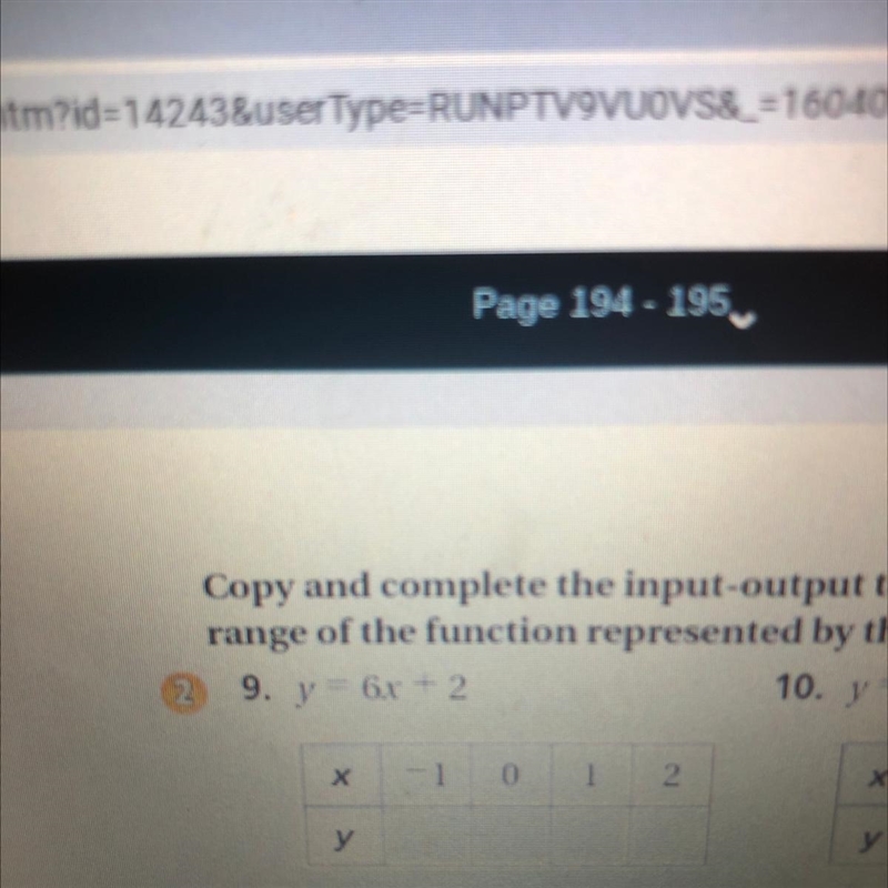 Copy and complete the input- output table for the function please help fast-example-1