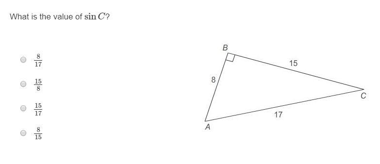What is the value of sin C?-example-1