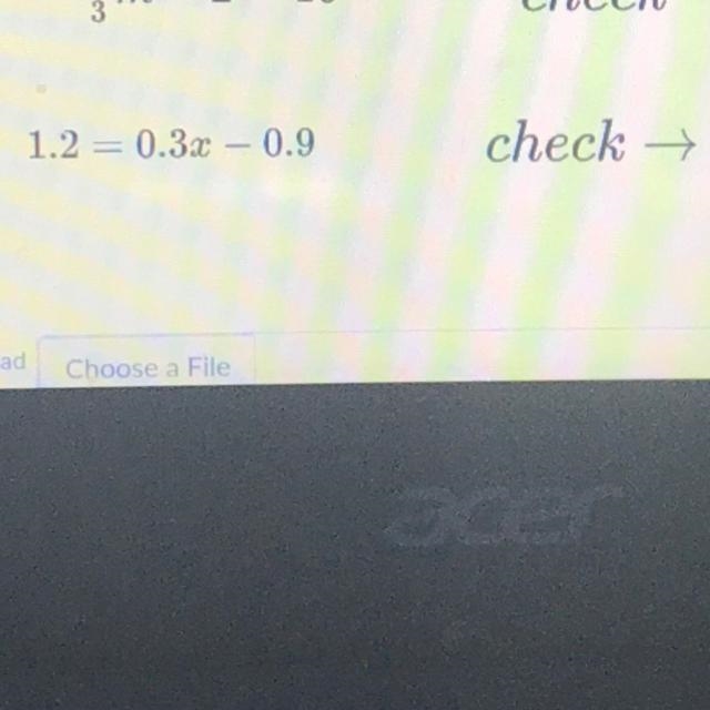 Hello I really need help with this I need to find X and then check it so if anyone-example-1