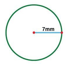 Which of the following is the best approximation of the area of the circle?-example-1