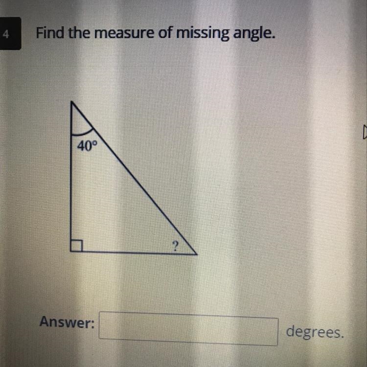 Find the measure of this angle, and explain your answer.-example-1