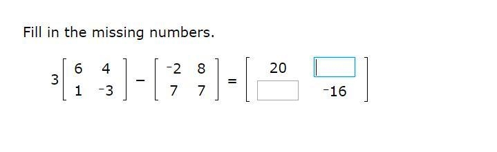 Please help! Fill in the missing numbers.-example-1