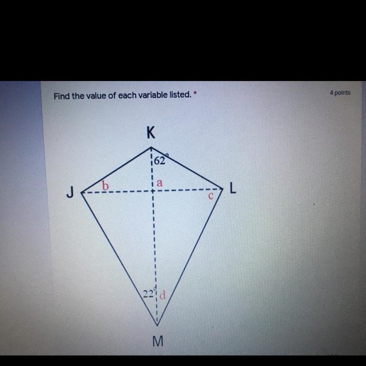 Find the value of each variable listed.-example-1